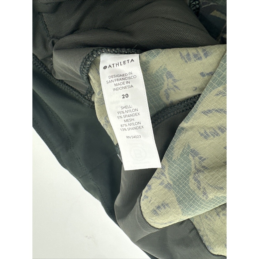 Athleta Trekkie North Printed Short Womens Size 20 Dark Floral Ripstop - Picture 6 of 10